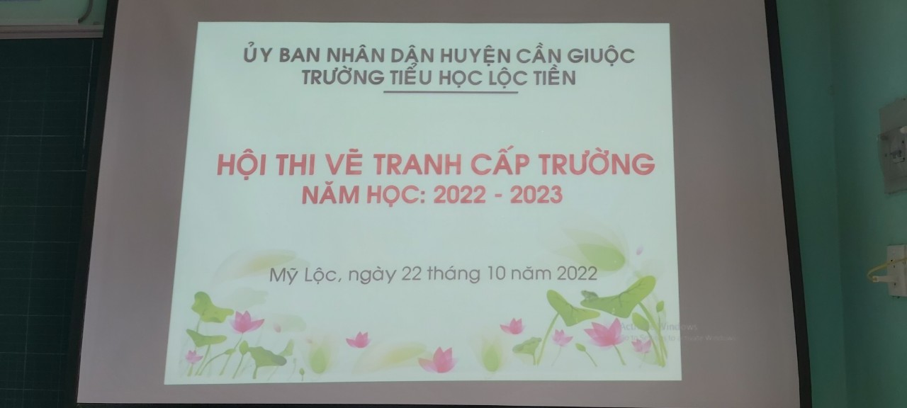 HỘI THI VẼ TRANH CẤP TRƯỜNG NĂM HỌC 2022 - 2023